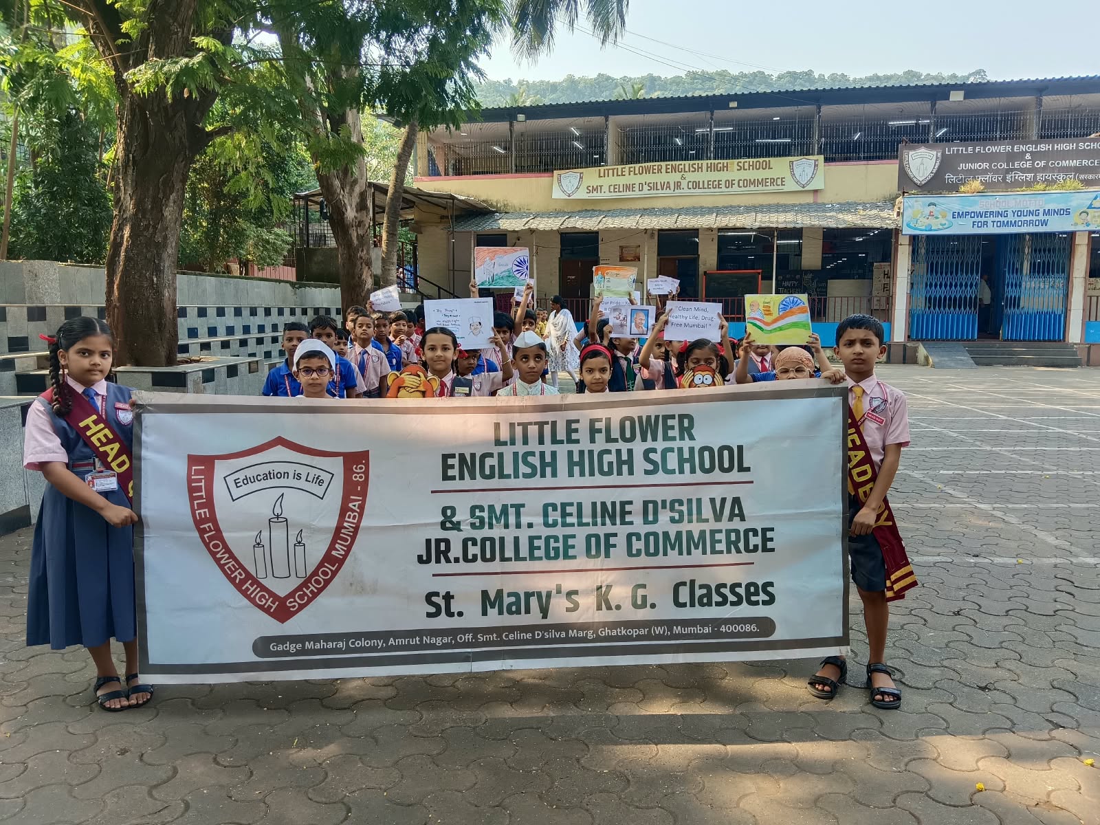 Gandhi Jayanti Celebration - Little Flower English High School